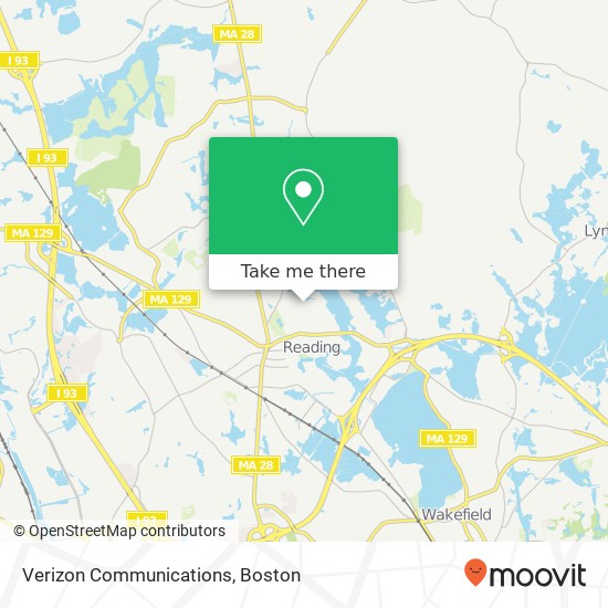 Mapa de Verizon Communications