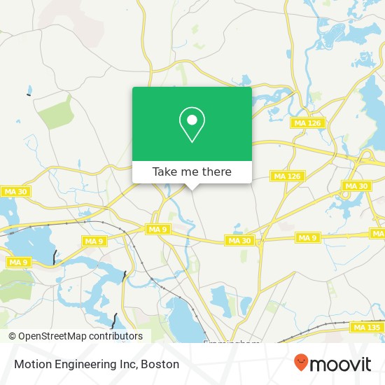 Mapa de Motion Engineering Inc