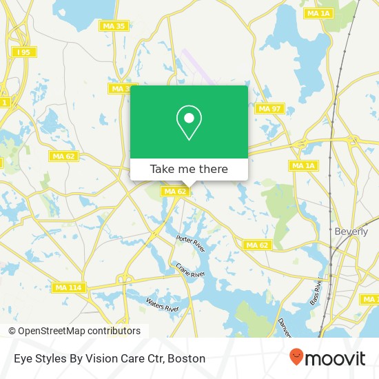 Eye Styles By Vision Care Ctr map