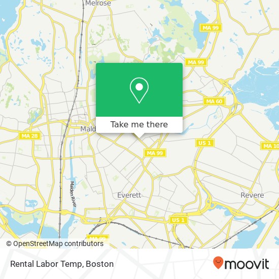 Mapa de Rental Labor Temp