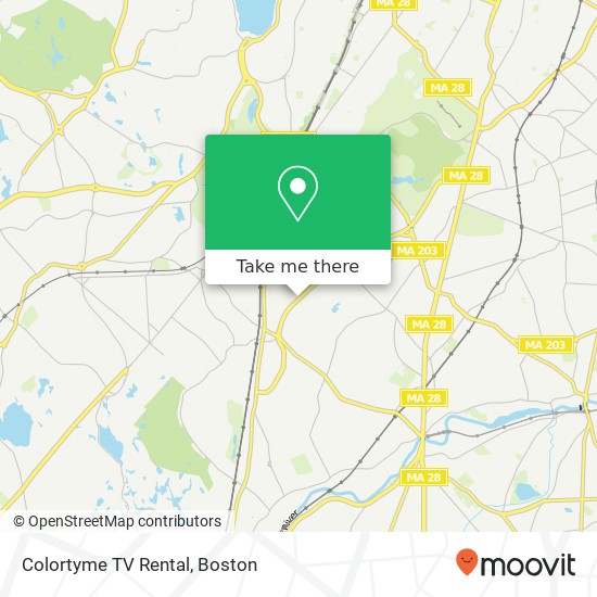 Colortyme TV Rental map