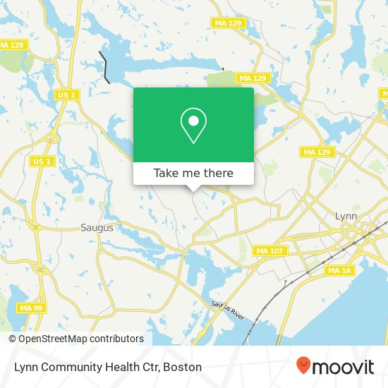 Mapa de Lynn Community Health Ctr