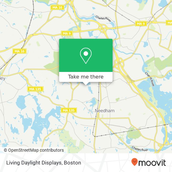 Living Daylight Displays map