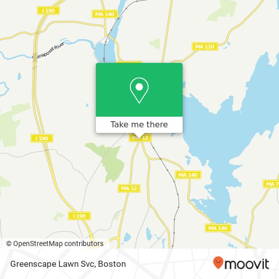 Greenscape Lawn Svc map