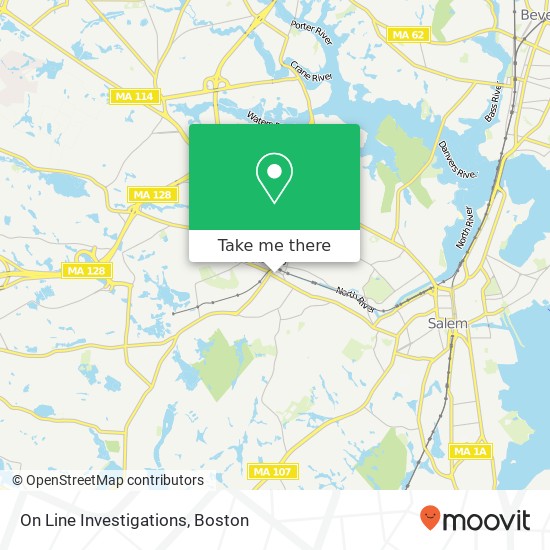 On Line Investigations map