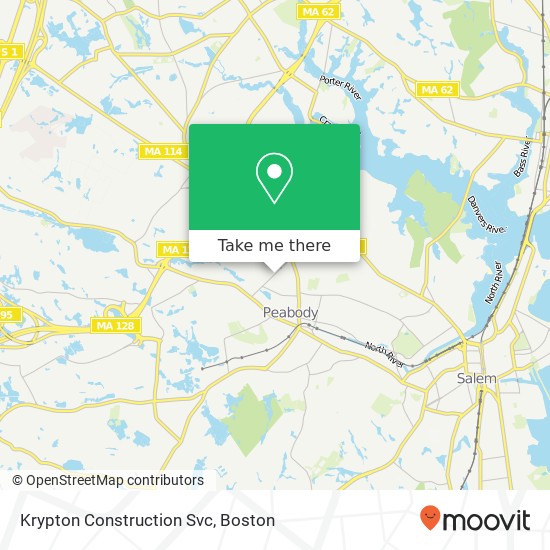 Mapa de Krypton Construction Svc