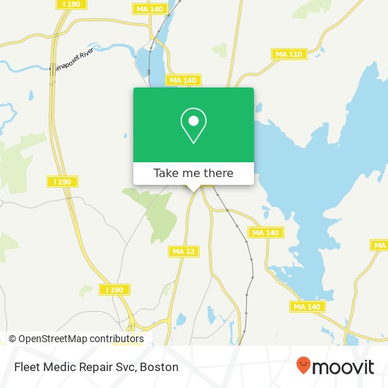 Fleet Medic Repair Svc map