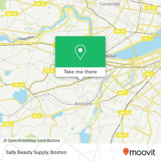 Mapa de Sally Beauty Supply