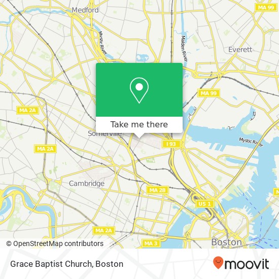 Mapa de Grace Baptist Church