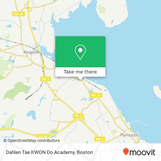 Mapa de Dahlen Tae KWON Do Academy