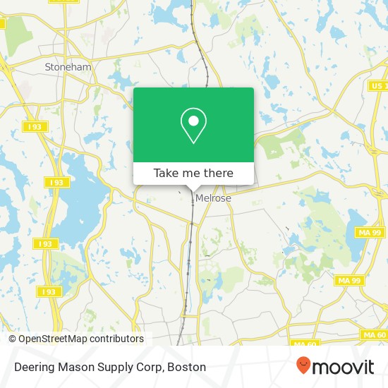 Mapa de Deering Mason Supply Corp