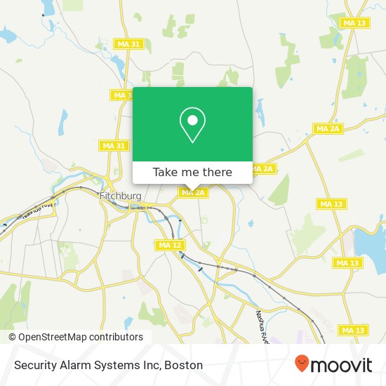 Mapa de Security Alarm Systems Inc