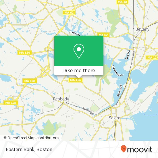 Eastern Bank map