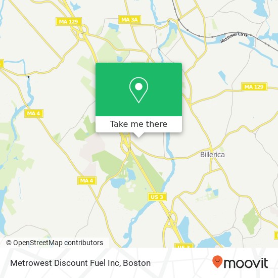 Metrowest Discount Fuel Inc map