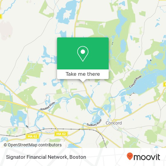 Signator Financial Network map