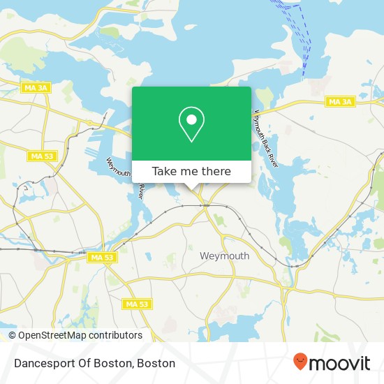 Mapa de Dancesport Of Boston