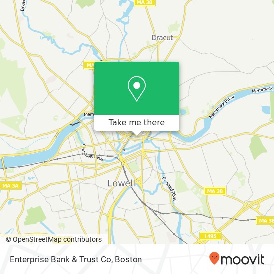 Enterprise Bank & Trust Co map