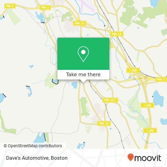 Dave's Automotive map