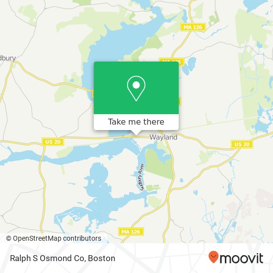 Ralph S Osmond Co map