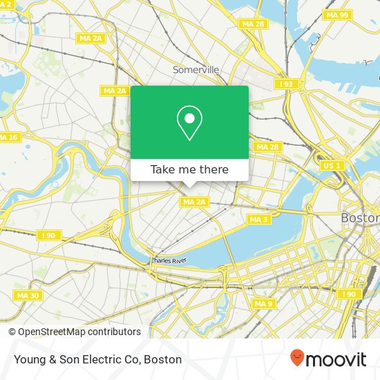 Young & Son Electric Co map