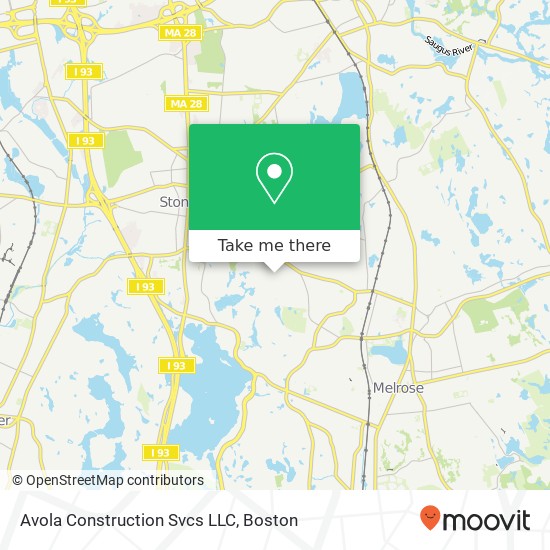 Mapa de Avola Construction Svcs LLC