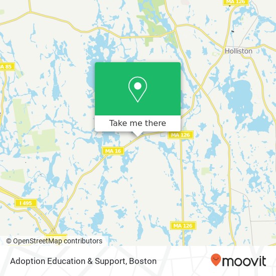 Adoption Education & Support map