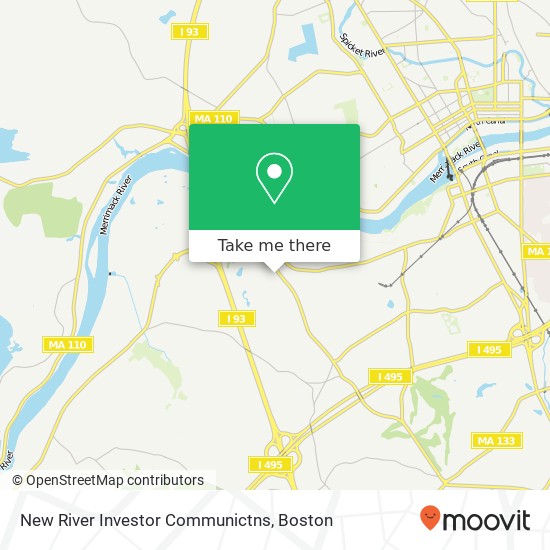 Mapa de New River Investor Communictns