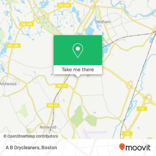 A B Drycleaners map