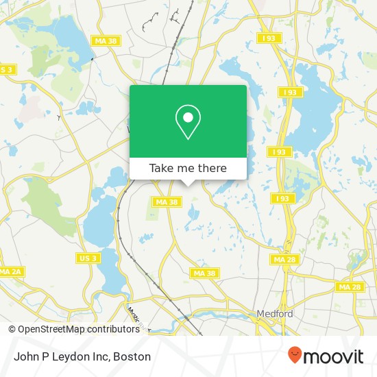 Mapa de John P Leydon Inc