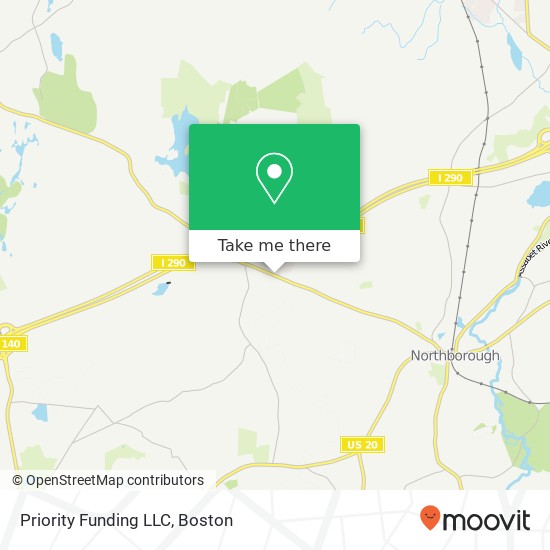 Mapa de Priority Funding LLC