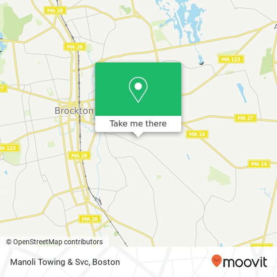 Mapa de Manoli Towing & Svc