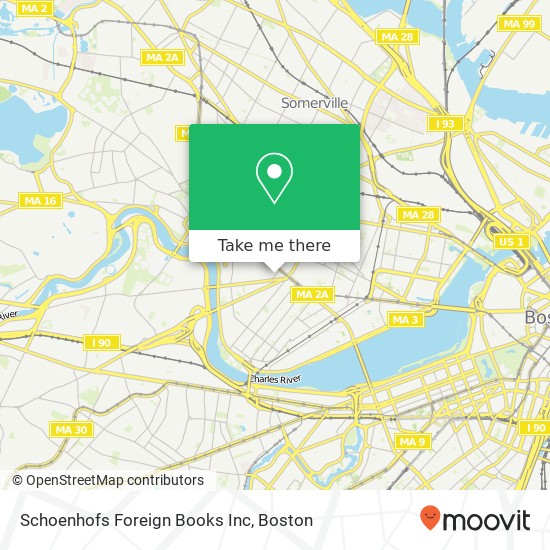 Mapa de Schoenhofs Foreign Books Inc