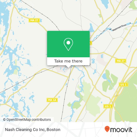 Nash Cleaning Co Inc map