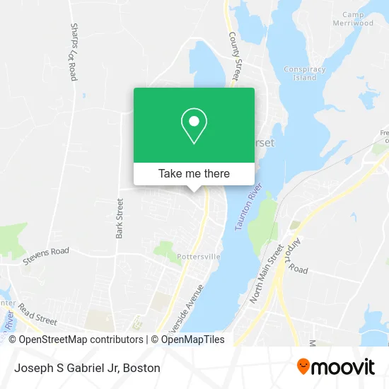 Joseph S Gabriel Jr map