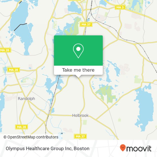 Olympus Healthcare Group Inc map