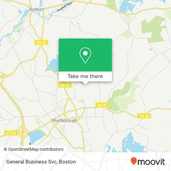 General Business Svc map