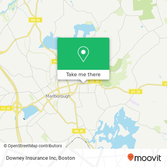 Downey Insurance Inc map