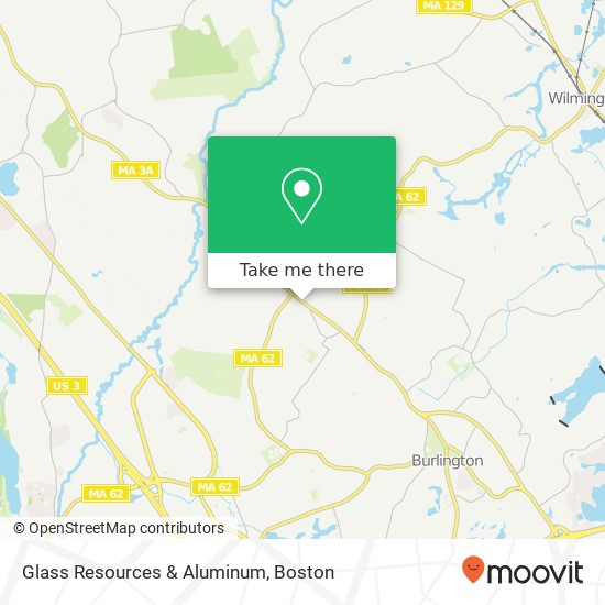 Mapa de Glass Resources & Aluminum