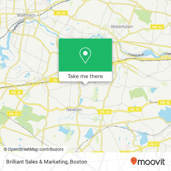 Brilliant Sales & Marketing map