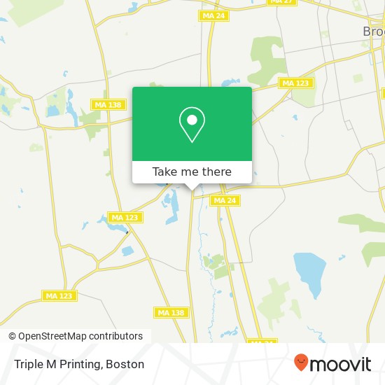 Triple M Printing map