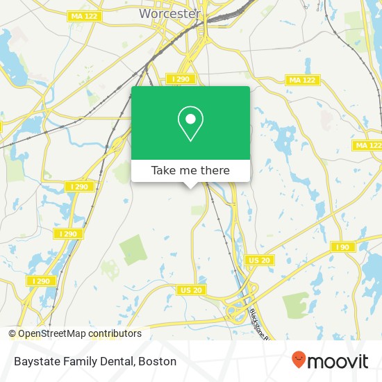 Mapa de Baystate Family Dental