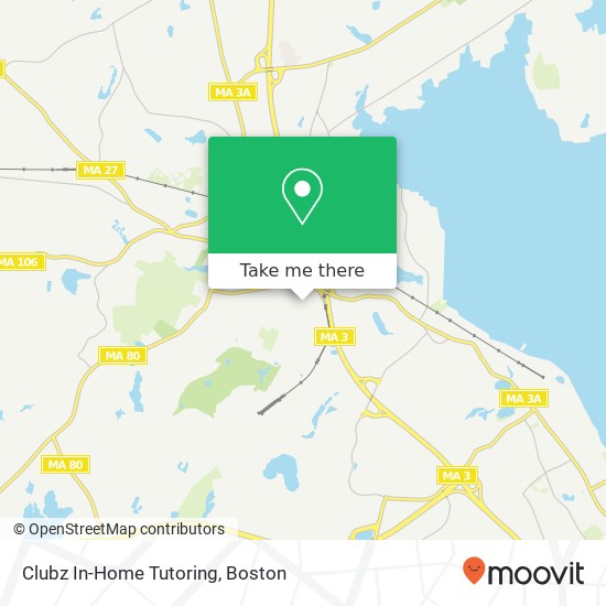 Clubz In-Home Tutoring map