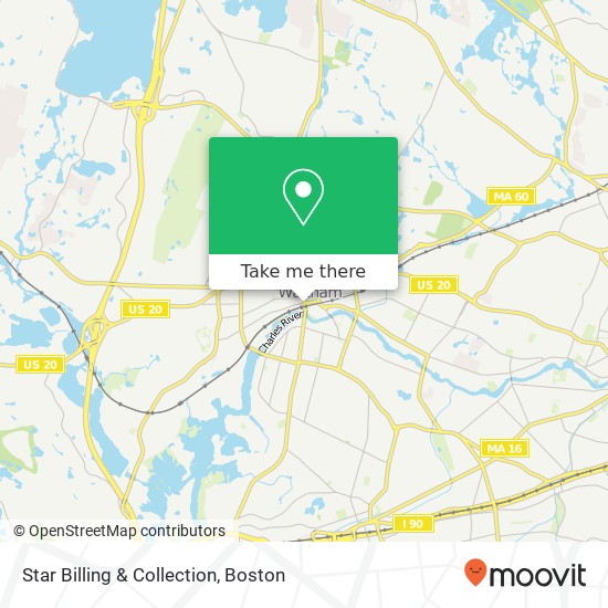 Star Billing & Collection map