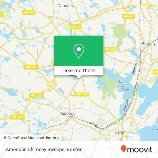 American Chimney Sweeps map