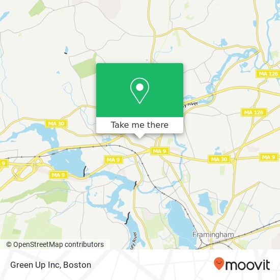 Green Up Inc map