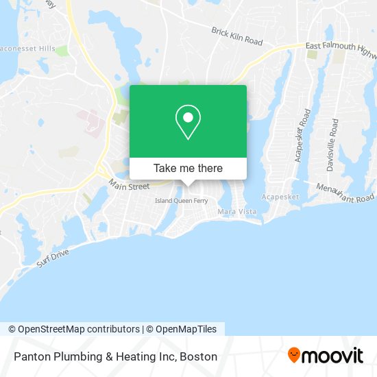Panton Plumbing & Heating Inc map