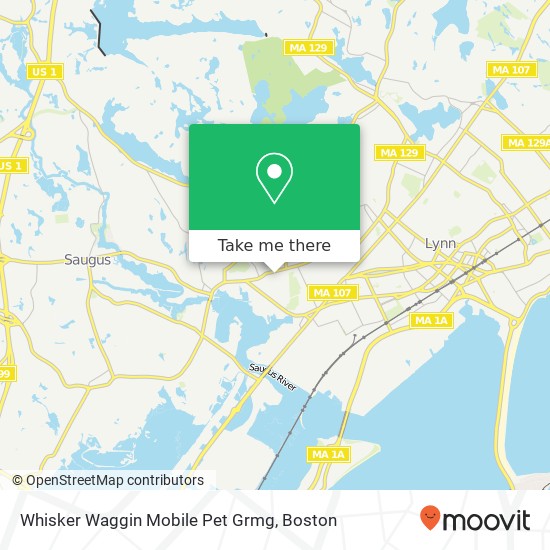 Whisker Waggin Mobile Pet Grmg map