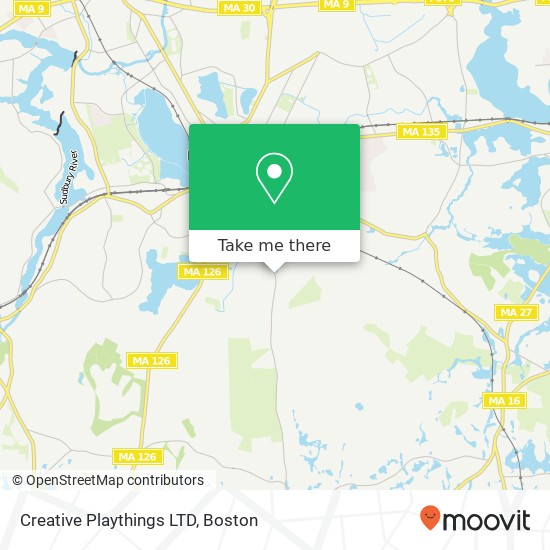 Mapa de Creative Playthings LTD