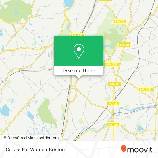 Curves For Women map