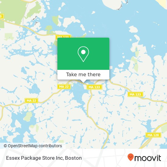 Mapa de Essex Package Store Inc